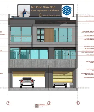 Mr. Cao Văn Nhã: Khóa Layout VBO - Kiến Trúc